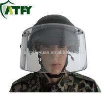 IIIA viseira protetora balística do capacete de cara aberto tático militar, viseira balístico do protetor de cara